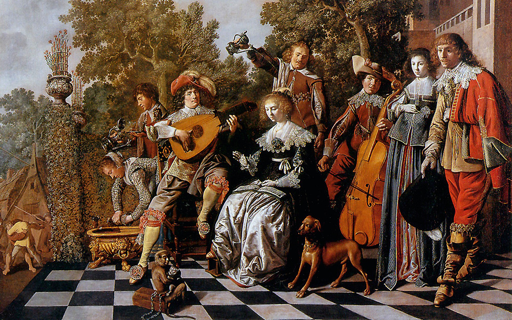 Jan Miense Molenaer: Vidám társaság, 1610 körül