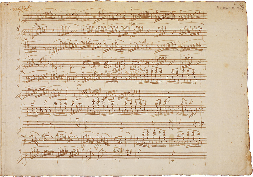2014-ben találtak rá a Zeneműtárban a Mozart-kéziratra Forrás: OSZK 