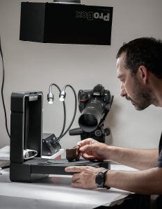 3D-s műtárgyszkennelés aMagyar Nemzeti Múzeum Régészeti Örökségvédelmi Központjában
Fotó: Czifra Szabolcs