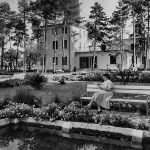 A Sió és Hullám szállók összekötésével létrejött Bányász Üdülő képeslapon az 1960-as években