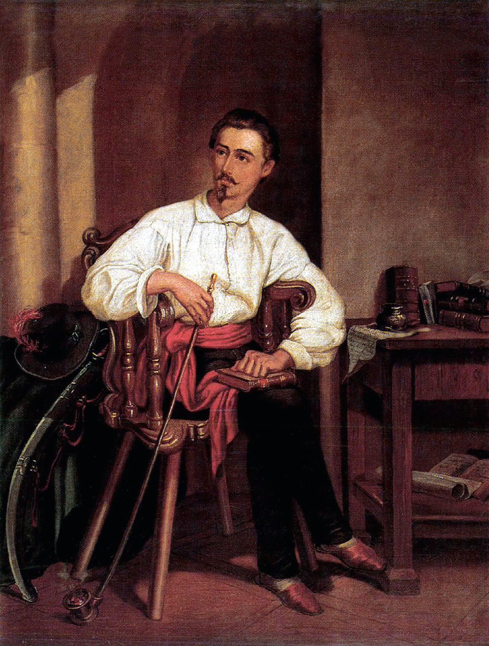 Orlai Petrics Soma: Petőfi Mezőberényben, 1849 Forrás: Petőfi Irodalmi Múzeum