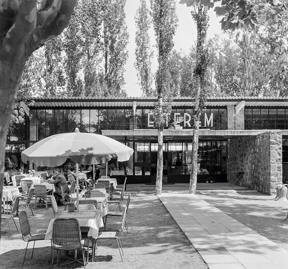 Siófok, Motel étterem, 1963 Forrás: Fortepan 126 559, adományozó: Bauer Sándor