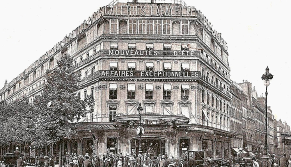 Galeries Lafayette Fénykép, 20. század eleje