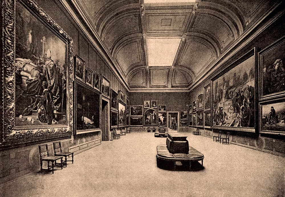 A Nemzeti Múzeum Képtára, 1888 körül Forrás: Magyar Salon, 1888