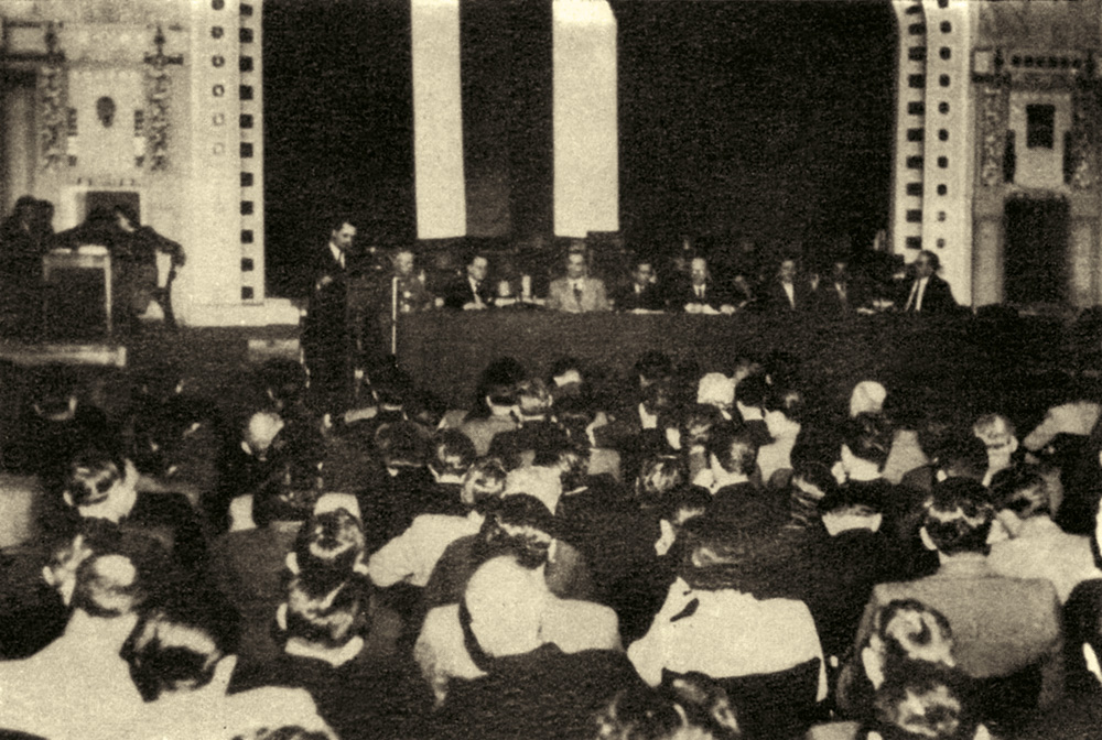 A Csemadok alakuló közgyűlése Közölve A Csemadok 25 éve. 1949–1974 (összeállította Varga János) kötetben
