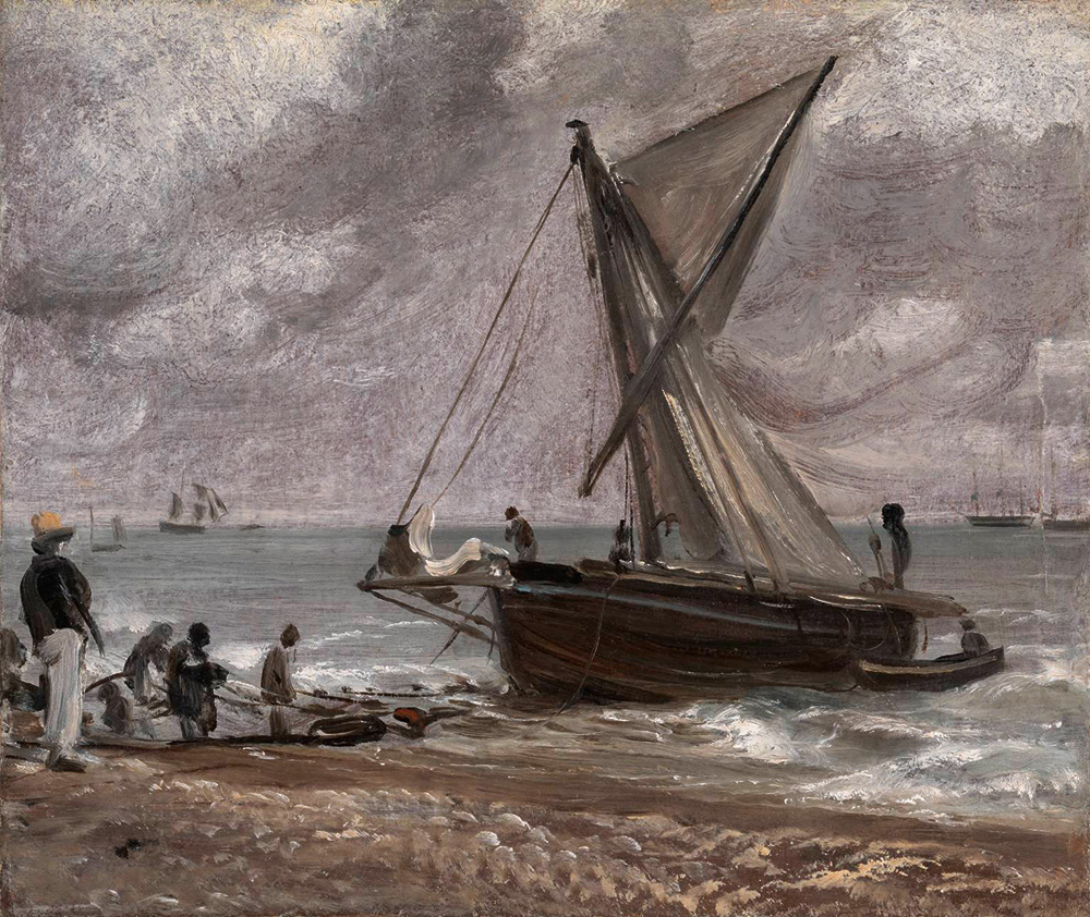 John Constable: Brightoni tengerpart, 1824 körül Egykor a Herzog-gyűjteményben, ma külföldi magántulajdonban
