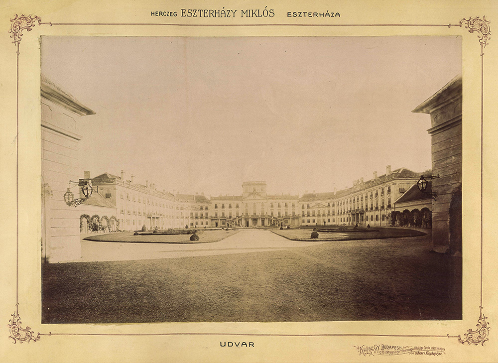 Esterházy-kastély 1895–1899 körül Forrás: Fortepan/Budapest Főváros Levéltára/Klösz György fényképei