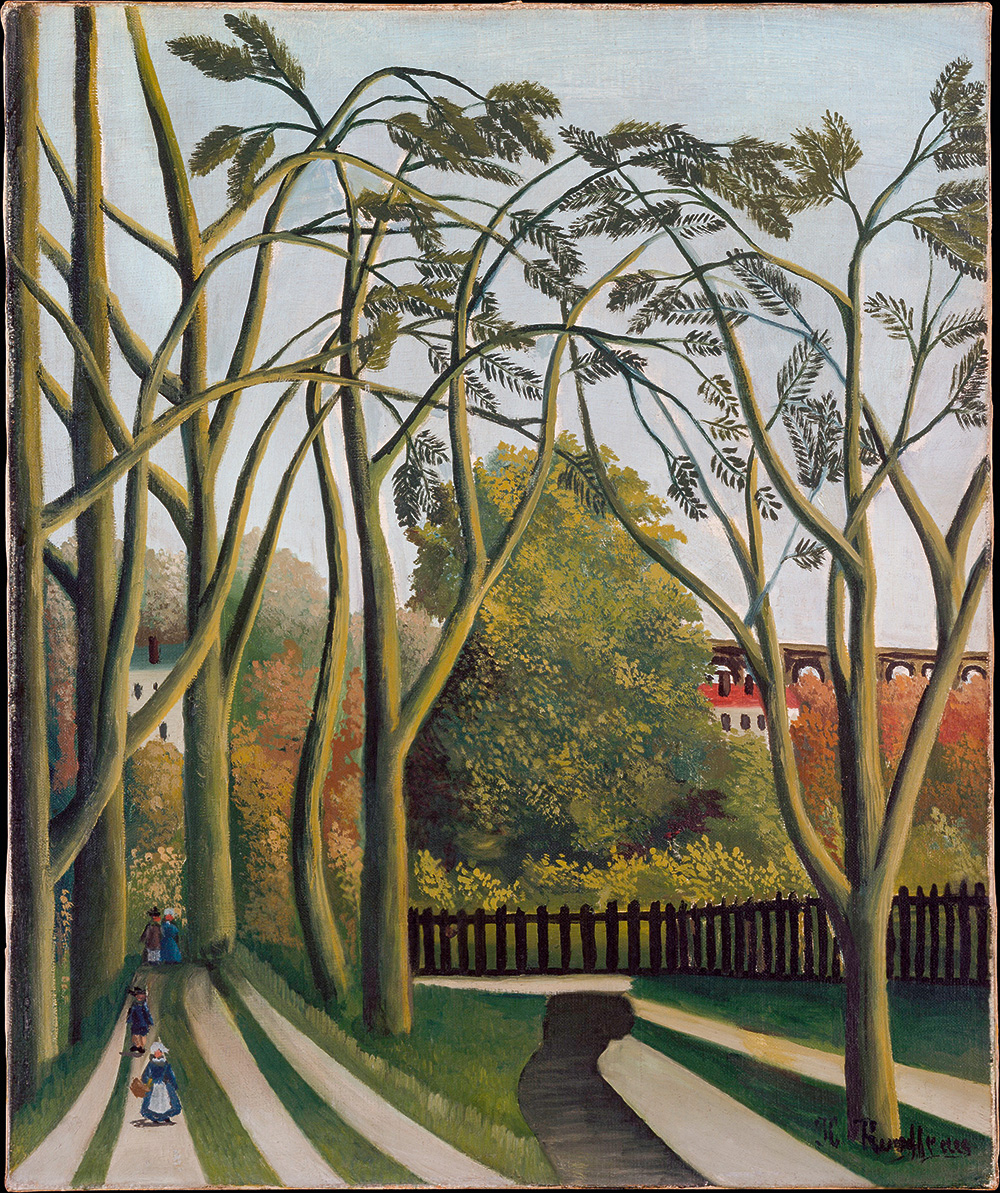 Henri Rousseau: The Banks of the Bièvre near Bicêtre, 1908–09 körül Forrás: The Metropolitan Museum of Art