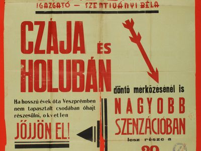 Szentiványi Béla színházának plakátja Forrás: Országos Színháztörténeti Múzeum és Intézet