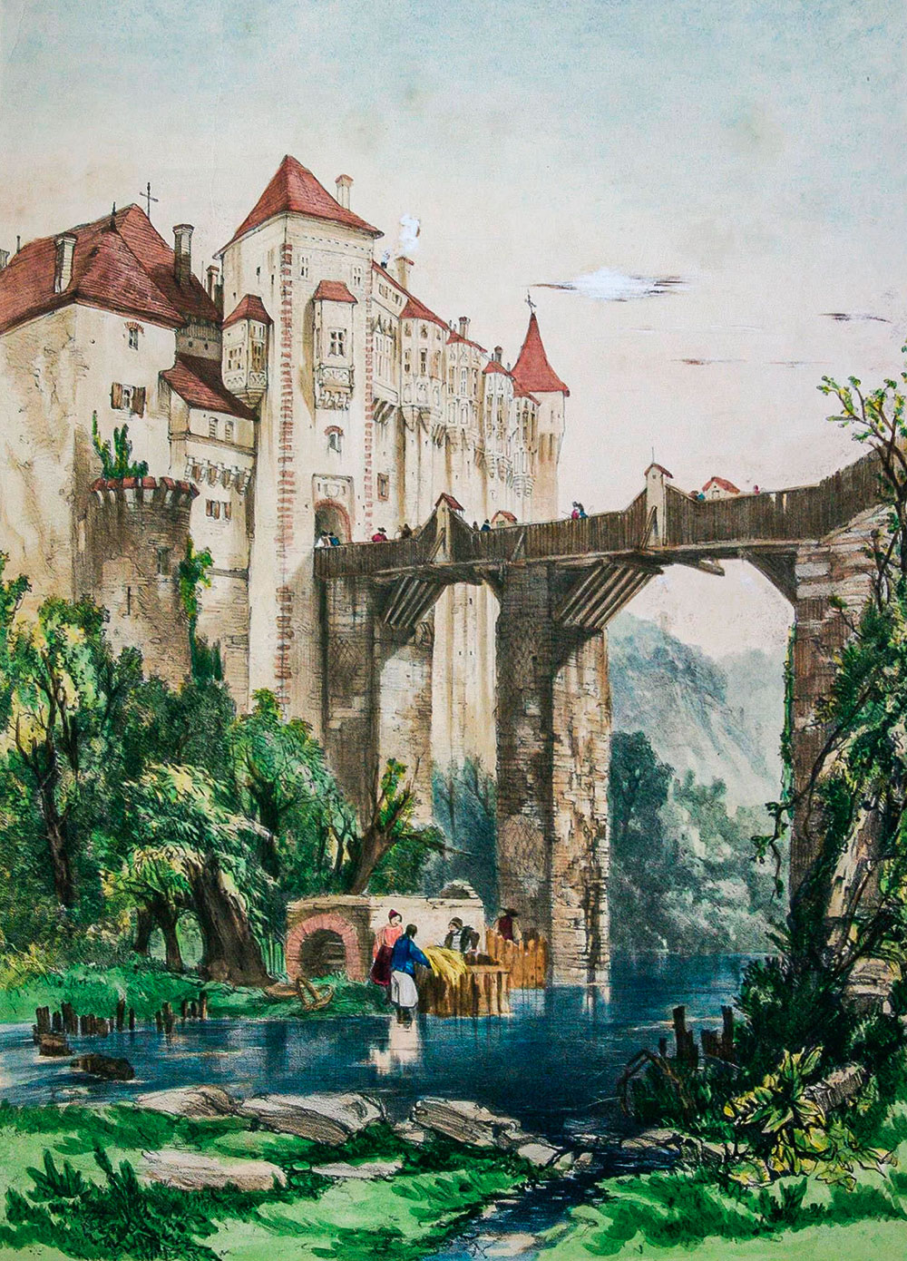 George Edwards Hering (1805–1879): Vajdahunyad vára, 1838