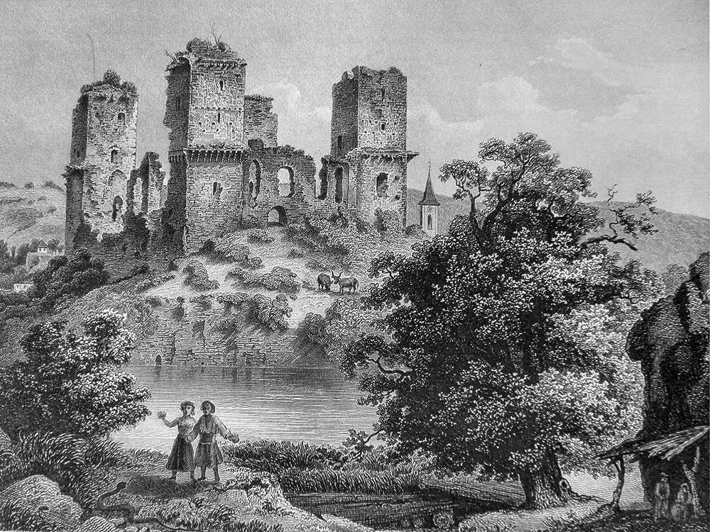 Ludwig Rohbock (1821–1883): Diósgyőr vára, 1859