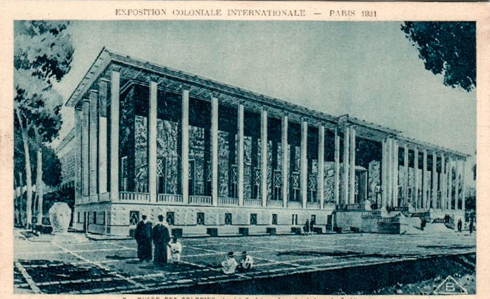 Musée des Colonies, Párizs Képeslap 1931-ből