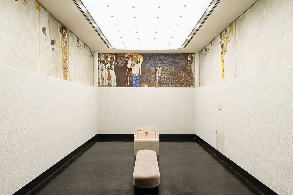 Gustav Klimt: Beethoven-fríz Fotó: Jorit Aust, Vereinigung bildender KünstlerInnen Wiener Secession