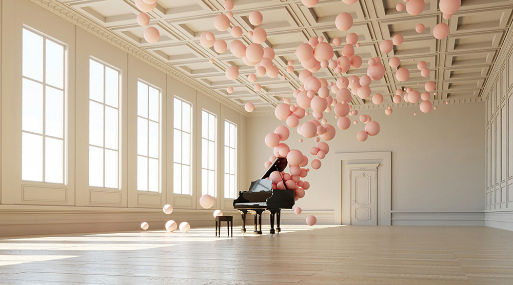 Federico Picci Balloon Concerto Series című digitális műalkotása