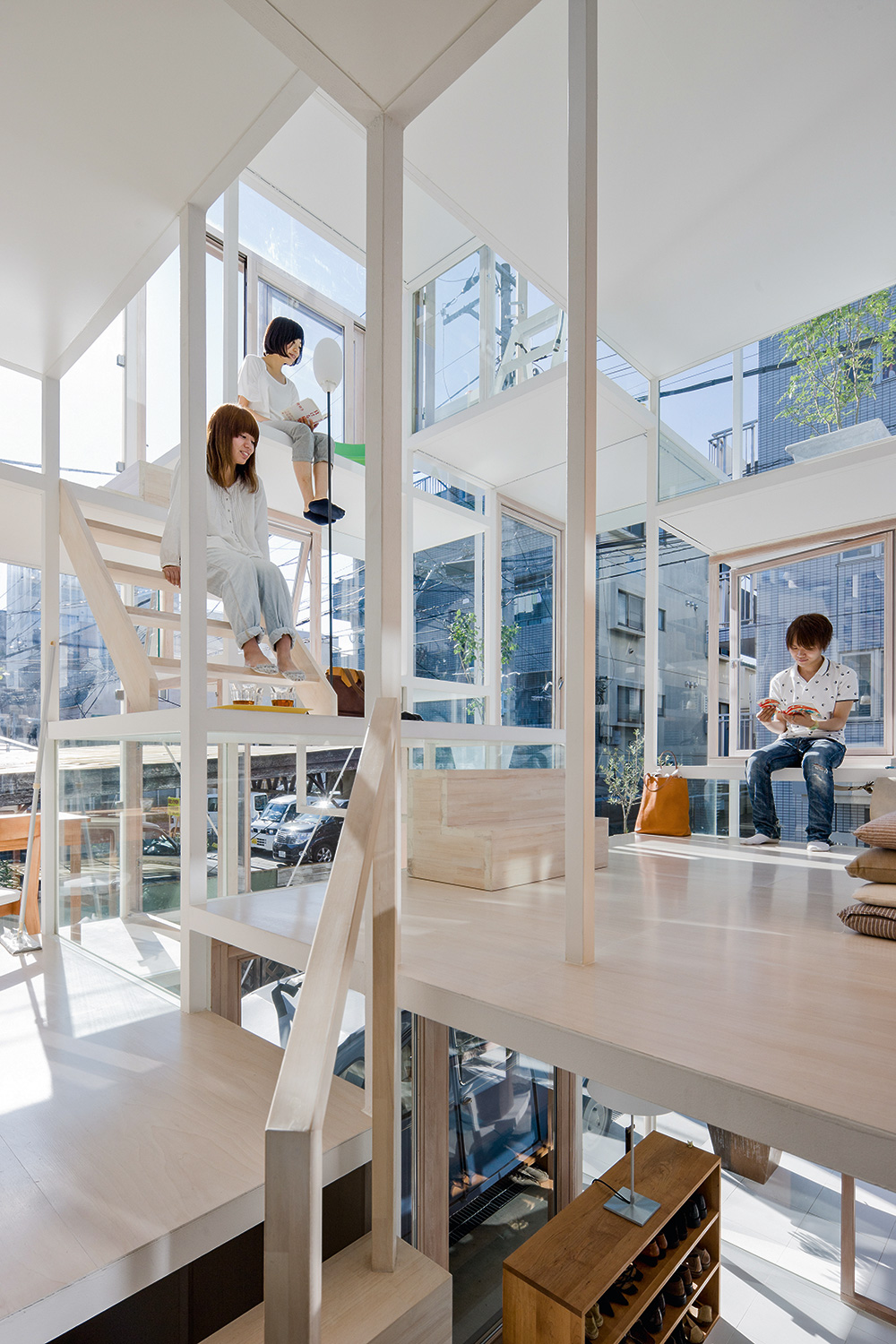 House NA, Tokió. Sou Fujimoto terve, 2011 Fotó: Iwan Baan