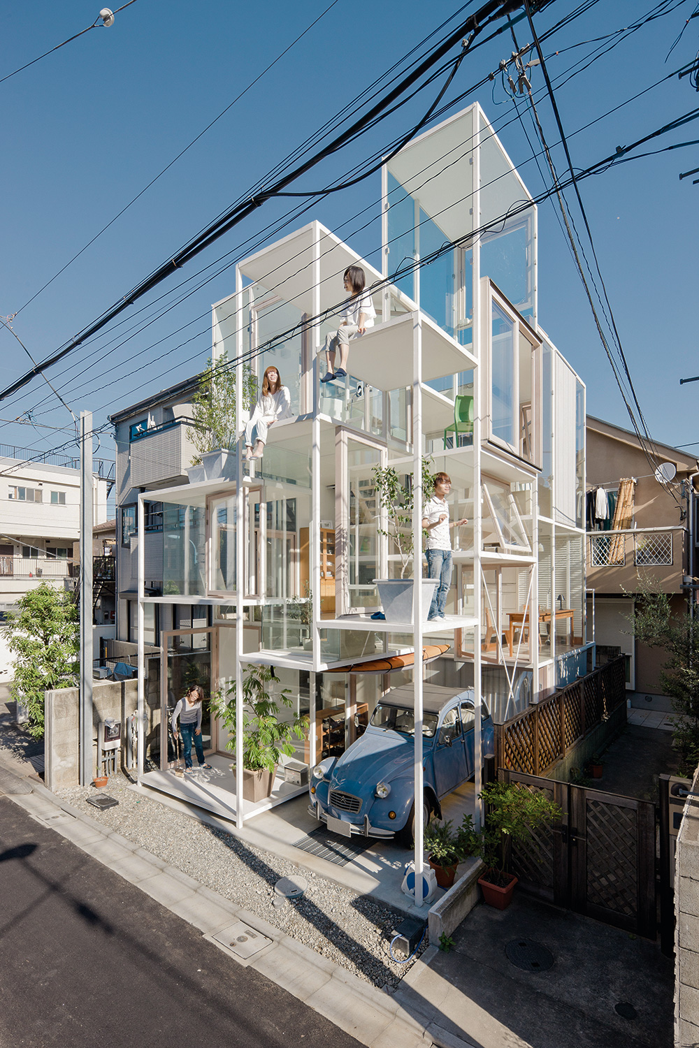 House NA, Tokió. Sou Fujimoto terve, 2011 Fotó: Iwan Baan