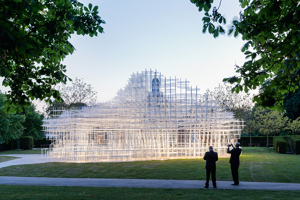 Serpentine Gallery Pavilion, Sou Fujimoto terve, 2013 Fotó: Iwan Baan