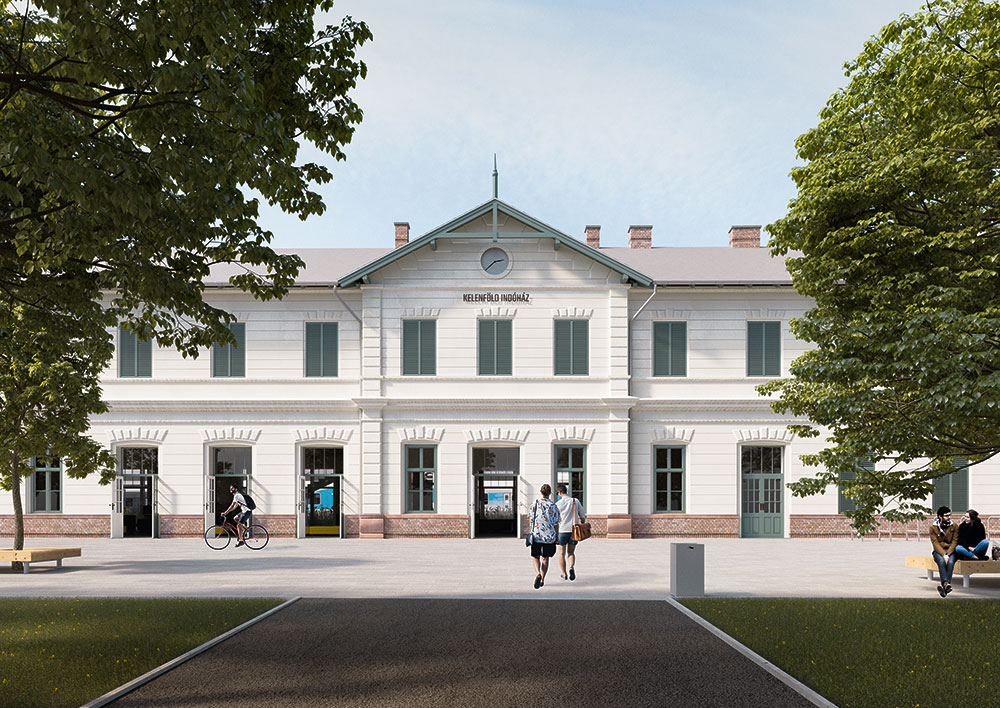 Látványtervek a Kelenföld Indóház rekonstrukciójához Magyar Műszaki és Közlekedési Múzeum