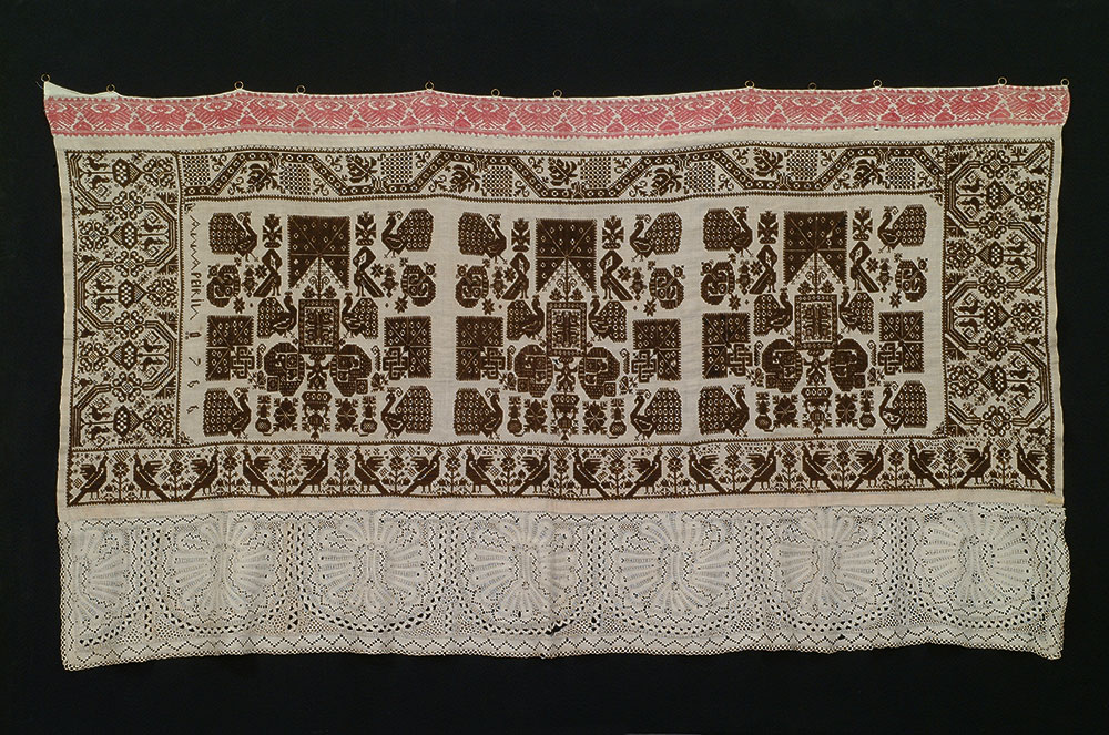 Lepedővég Pomogy, 18. sz. vége Néprajzi Múzeum, Textil és viseletgyűjtemény