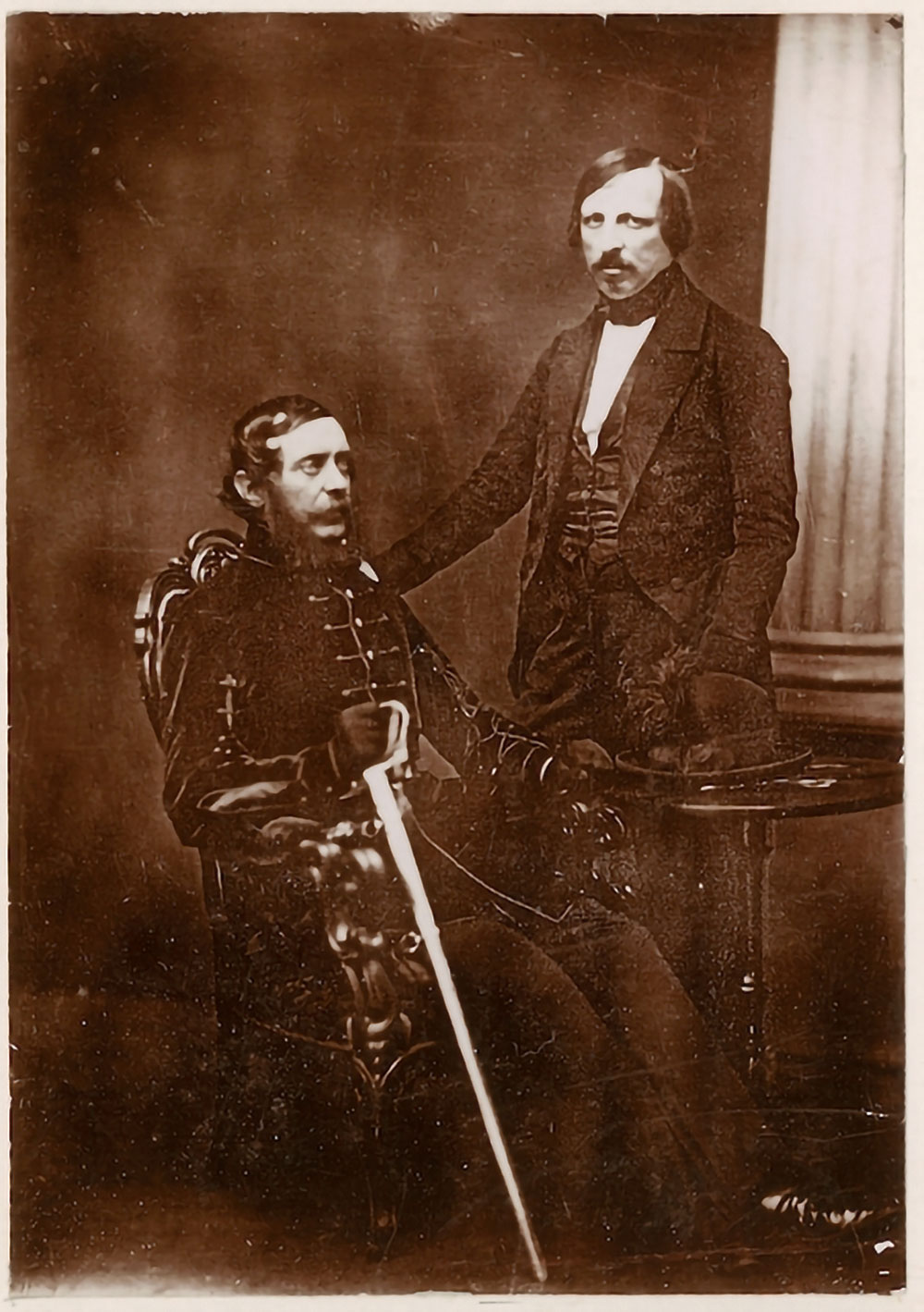 Ketskemethy Mihály: Kossuth Lajos és Pulszky Ferenc, Boston, 1852
