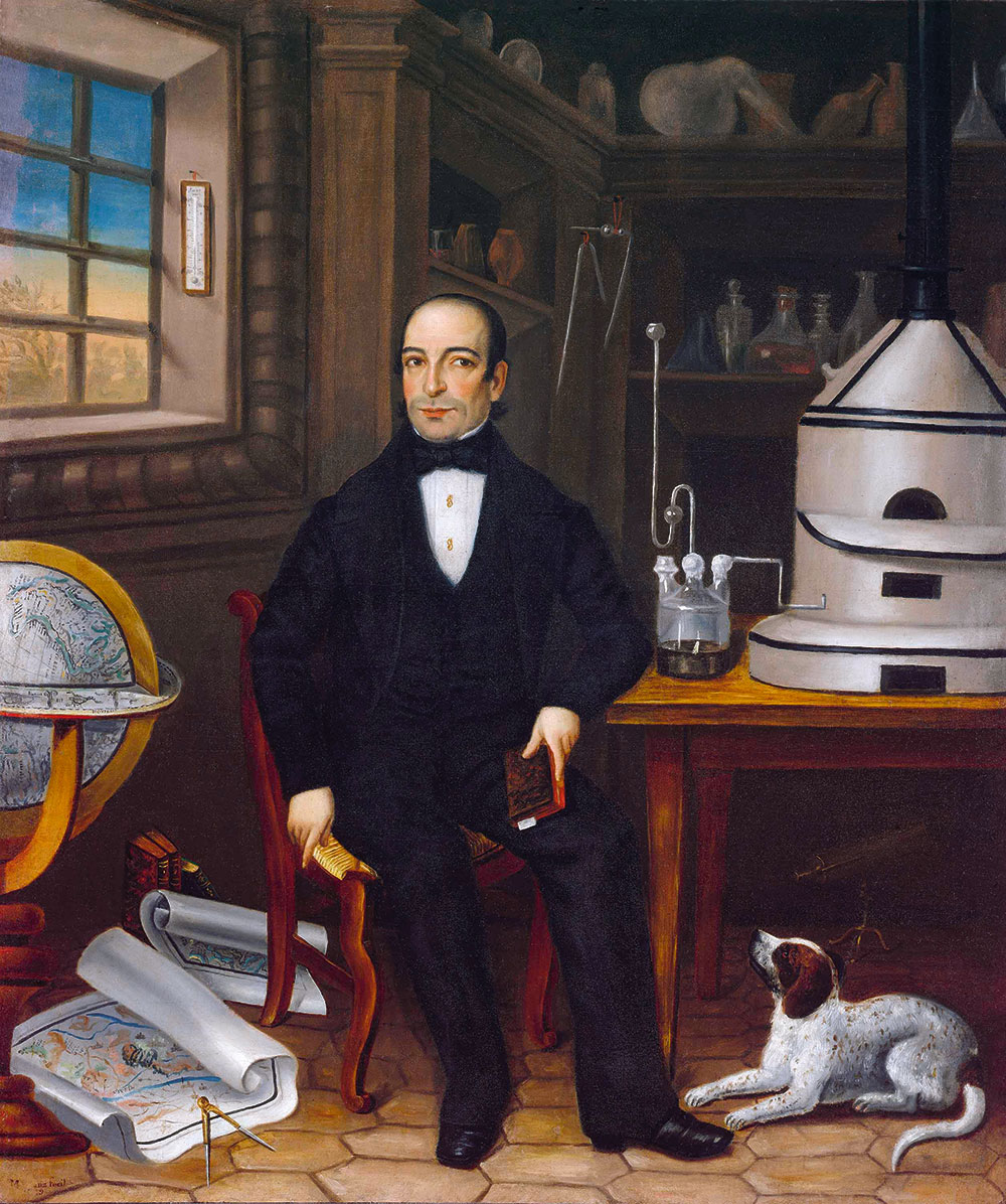 Ismeretlen művész: A tudomány embere (A tudós), 1839